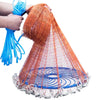 9ft American Handmade Cast Net | Premium Nylon Fishing Net with Fast-Sinking Weights