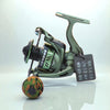 Heavy Duty Spinning Fishing Reel Military Green with Camouflage EVA Grip – Precision Drag System FC4000 / FC5000 / FC6000