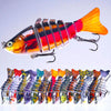 Realistic 3D Jointed Minnow Hard Lure – Multi-Segment Swimbait for Freshwater & Saltwater Fishing