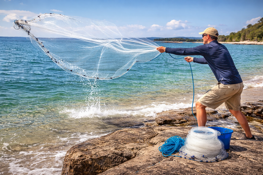 Complete Guide to 8ft Nylon Monofilament Cast Net – Hand Throw Fishing Net for Sea, River & Lake | FISZON
