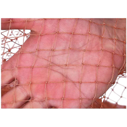 Close-up view of the American cast net mesh, showing its fine knot structure and high-quality nylon material.