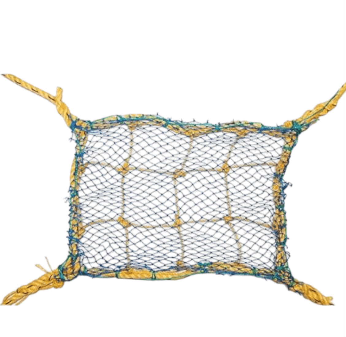 4mm Two-Layer Safety Net – 6x6 Mesh, Blue HDPE for Construction Sites.