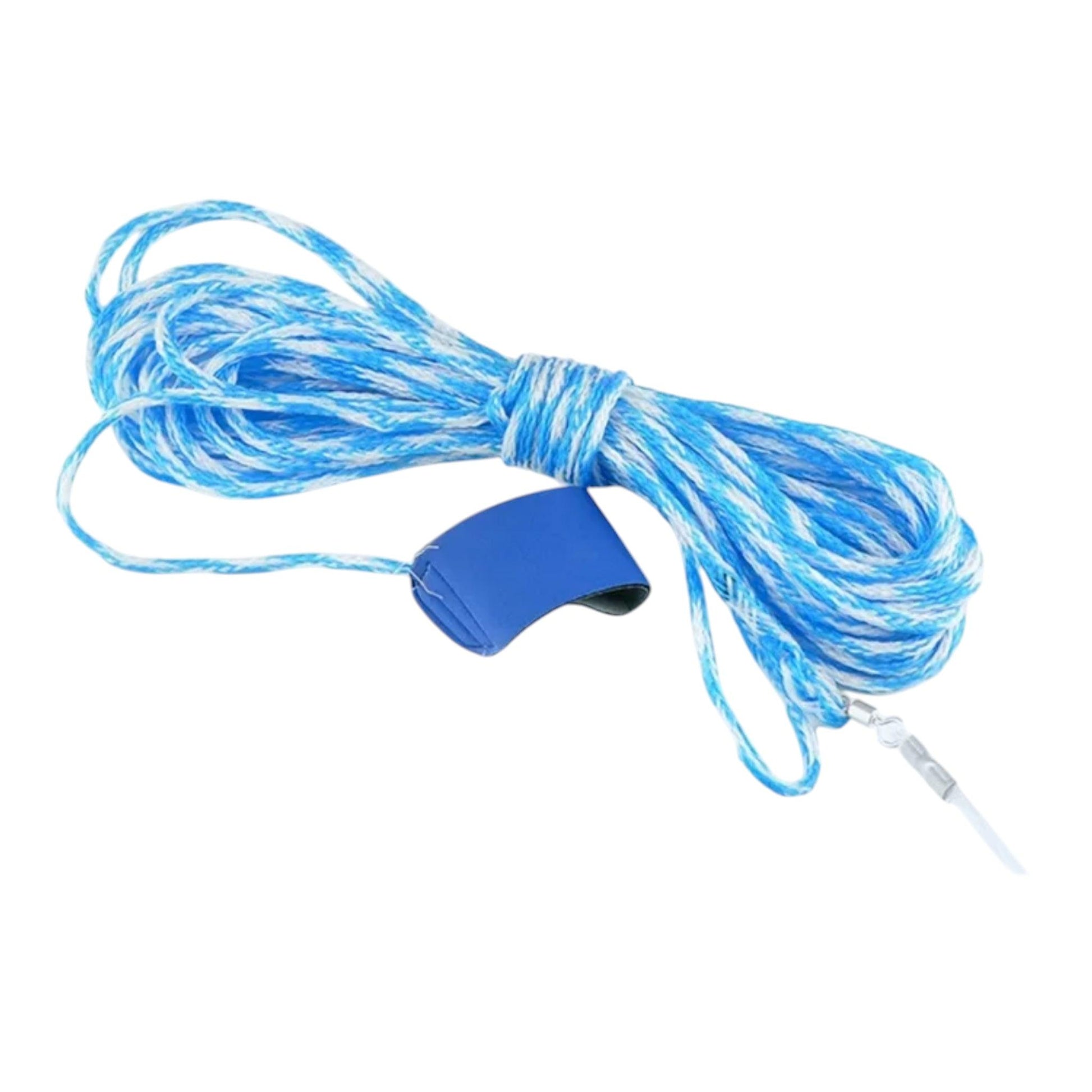 Thick and durable rope with a comfortable grip for easy handling.