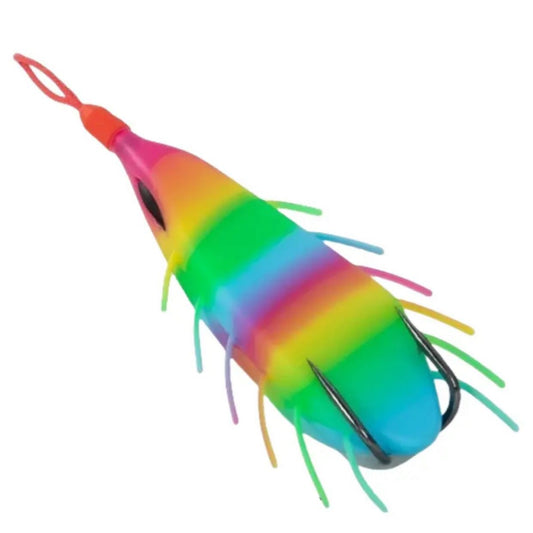 Pack of 2 Japanese AYAKA Soft Frog Lures for targeting bass, pike, snakehead, and other predatory fish with lifelike swimming motion.

