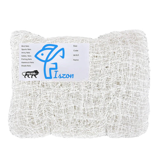 High-quality bird net packaging with strong nylon material for balcony protection.