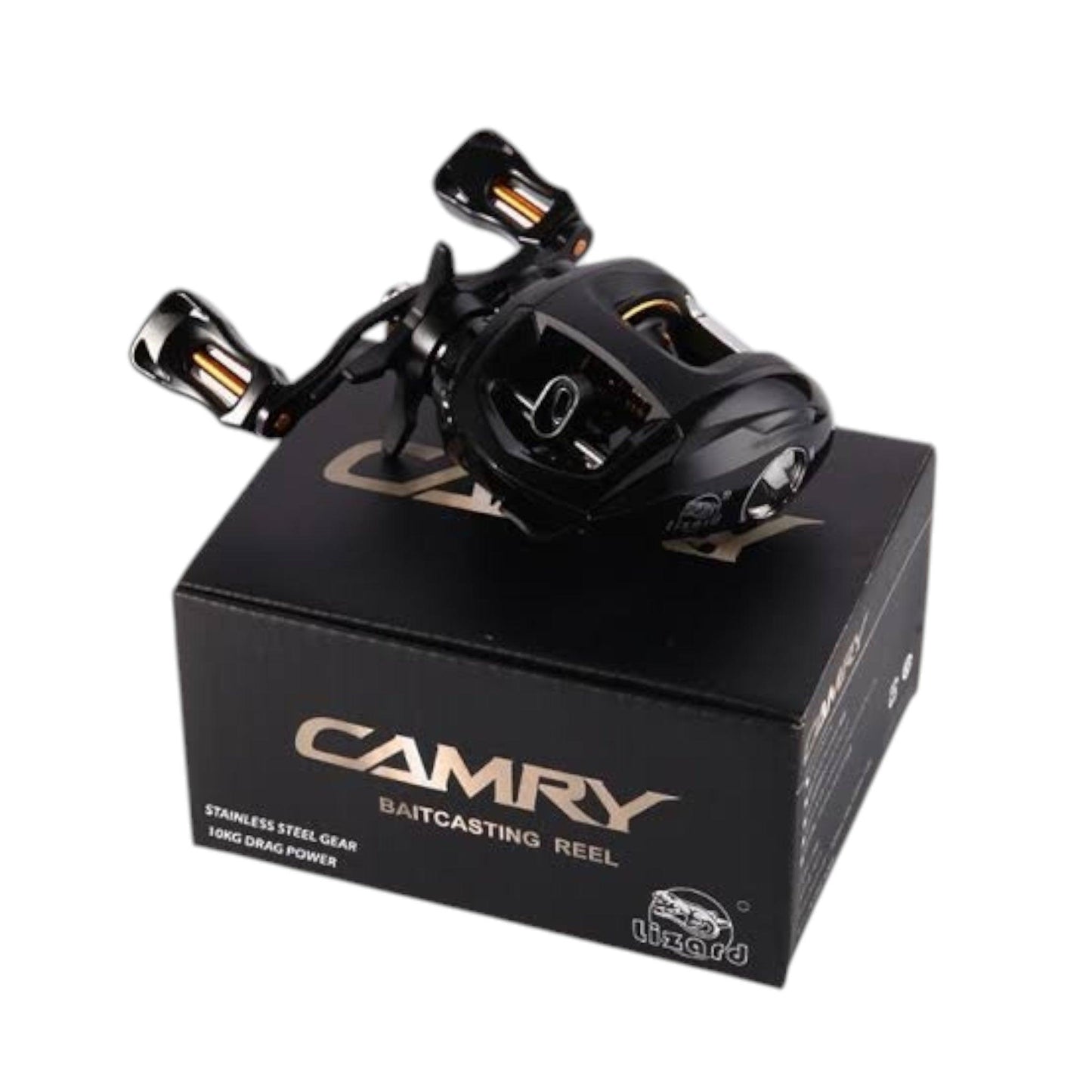 Camry Baitcasting Reel – Lightweight, Smooth Drag for Freshwater & Saltwater.