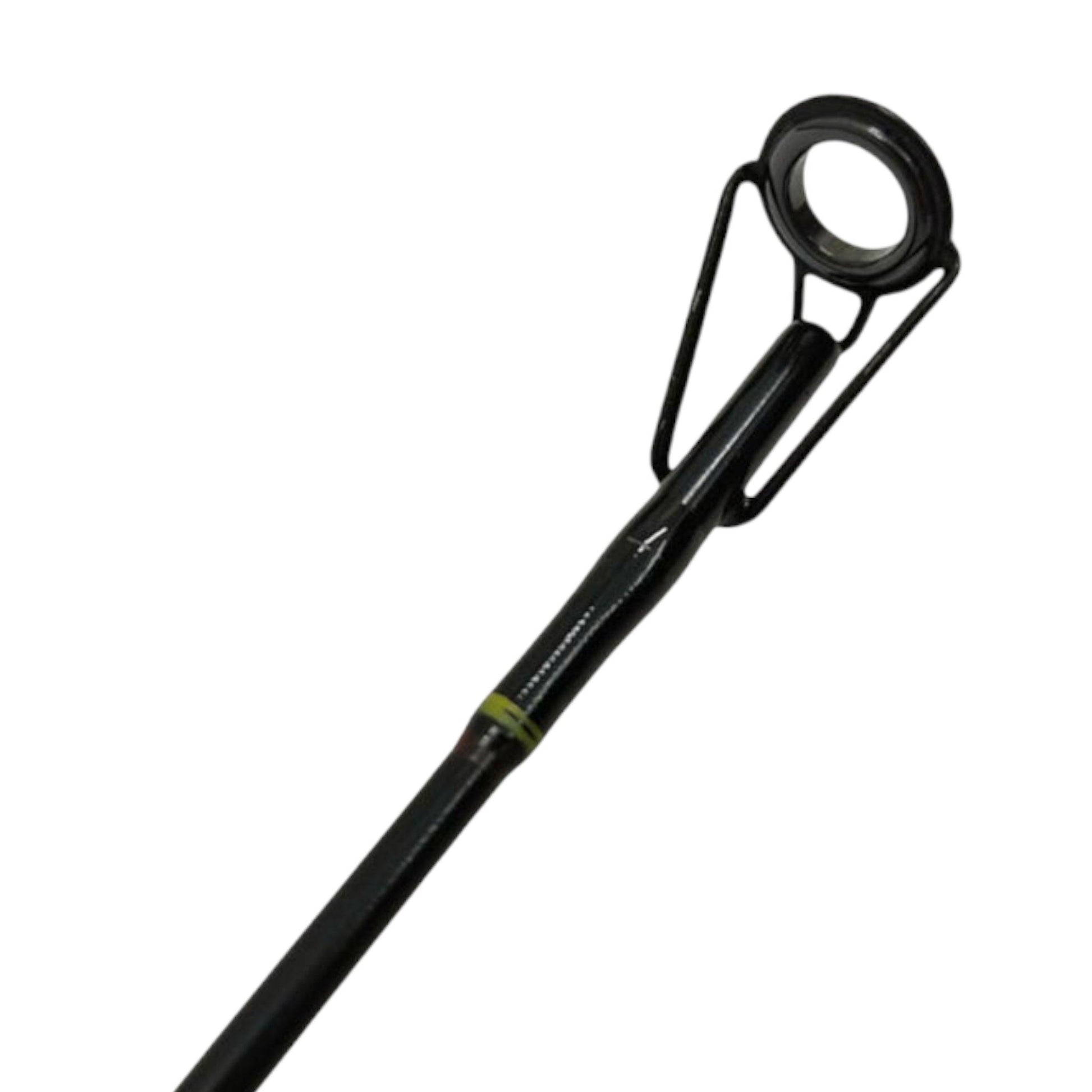 TitanForce Heavy-Duty Spinning Rod – Black & Yellow, 6ft to 9ft Variants.