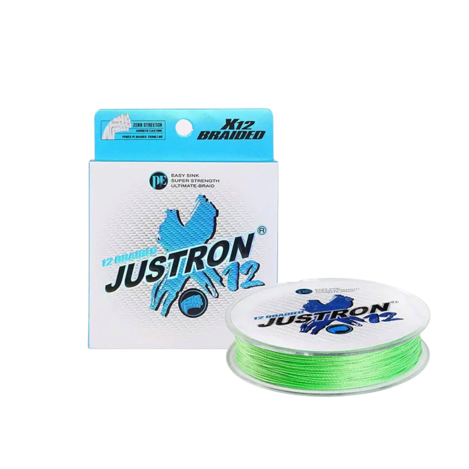 Justron 12X Braided Fishing Line – 100m Ultra-Strong & Durable.