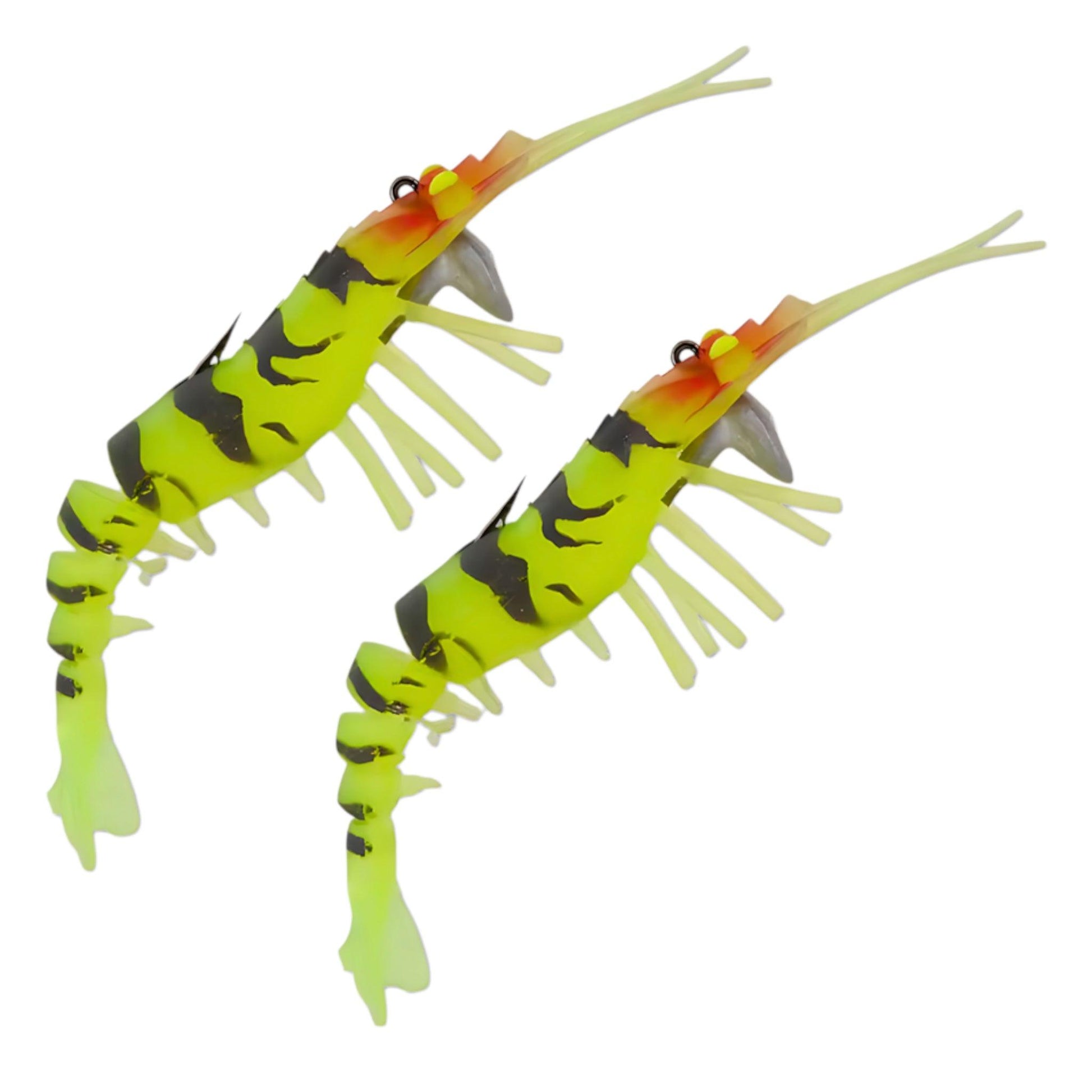 HUNTHOUSE Soft Shrimp Fishing Lure 135mm 14g - Available in Multiple Color Variants for Better Fish Attraction