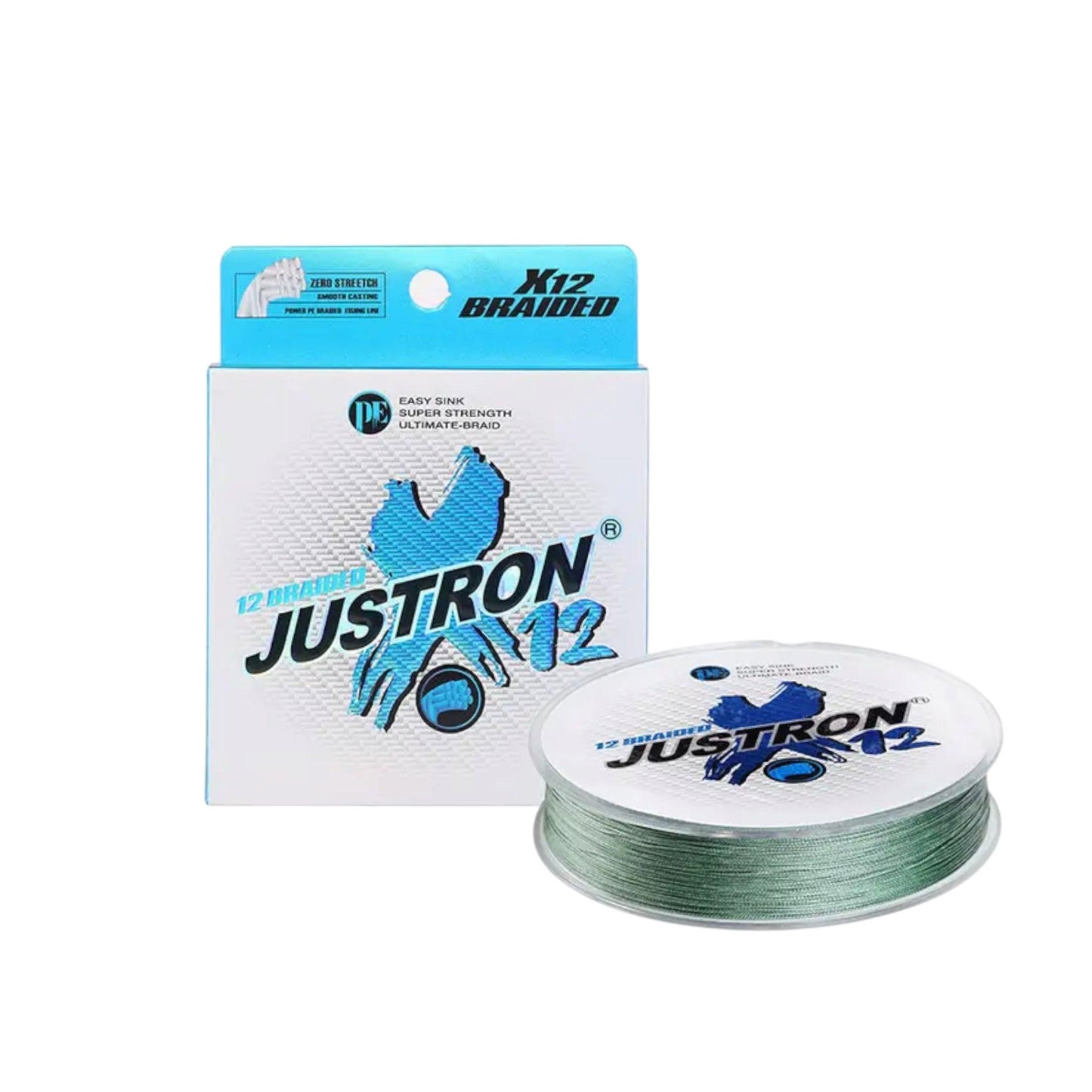 Justron 12X Braided Fishing Line – 100m Ultra-Strong & Durable.