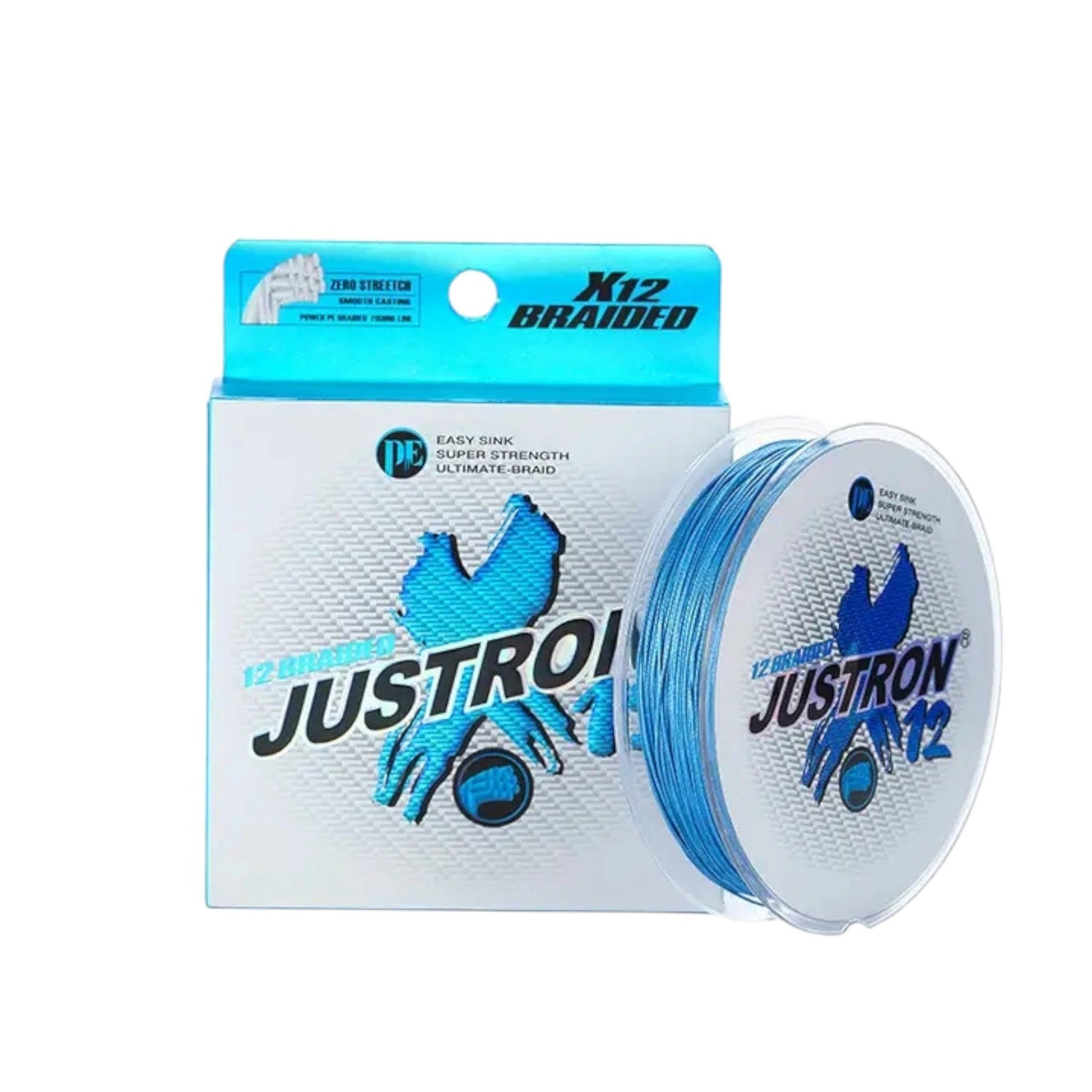 Justron 12X Braided Fishing Line – 100m Ultra-Strong & Durable.