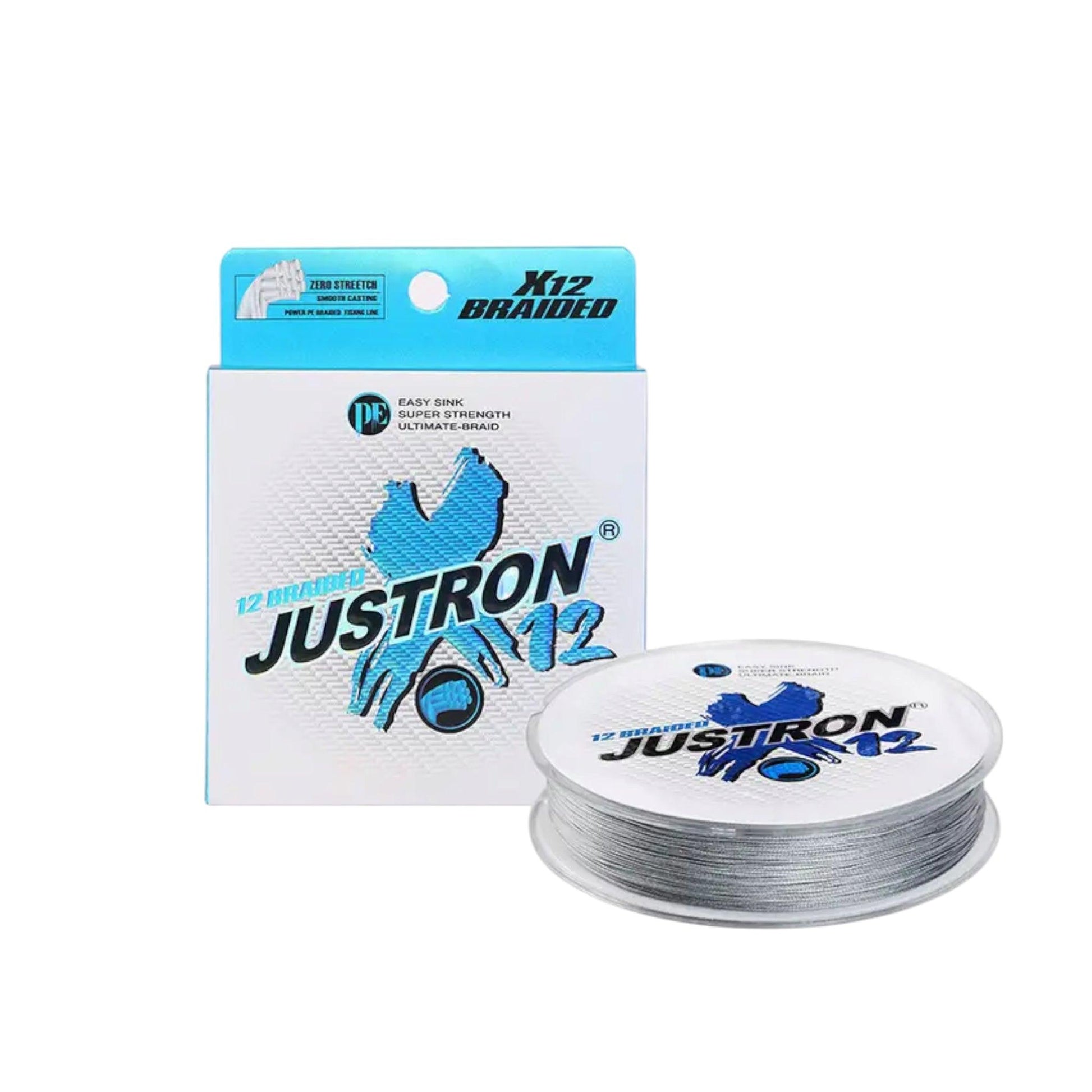 Justron 12X Braided Fishing Line – 100m Ultra-Strong & Durable.