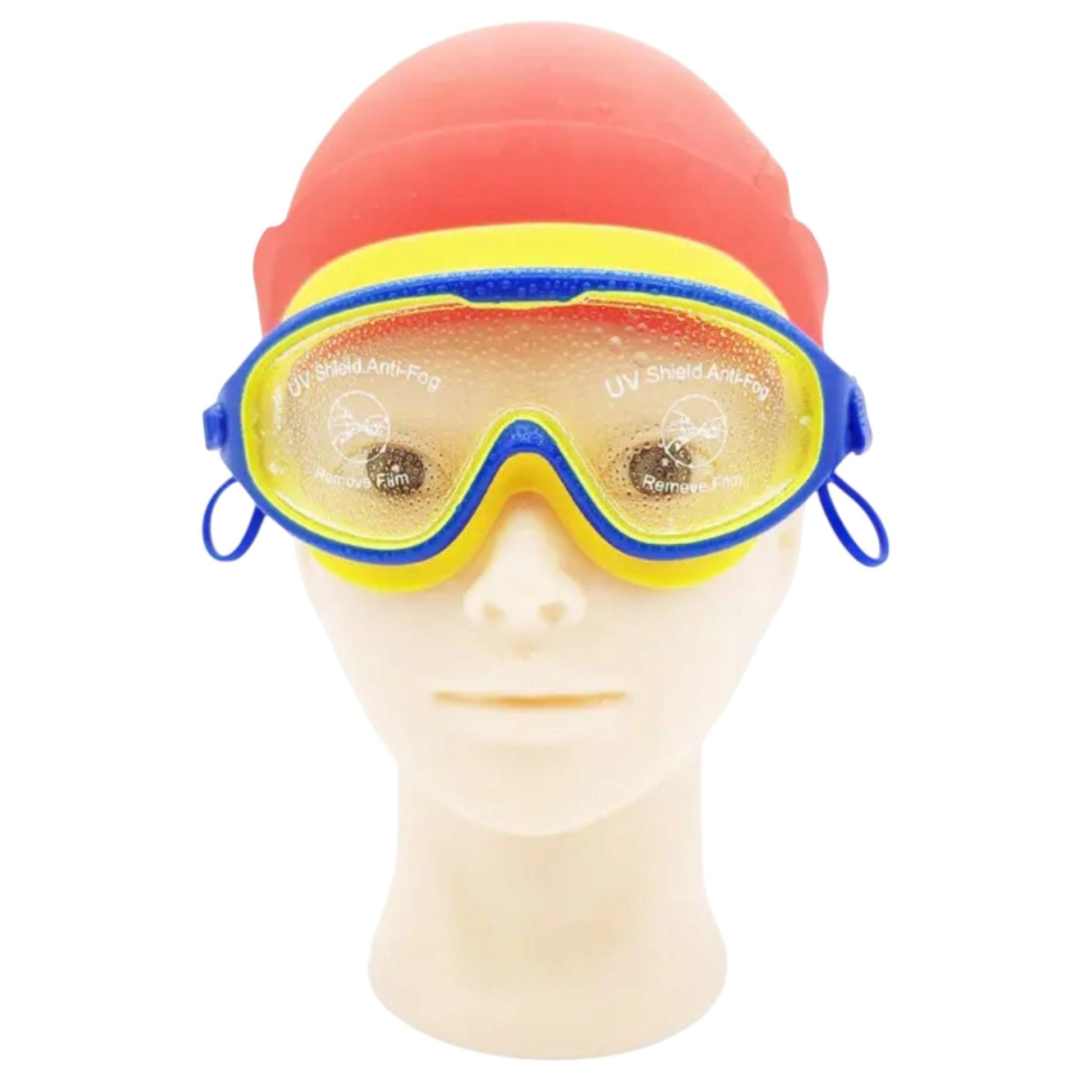 Kids swimming goggles with anti-fog and UV protection lenses