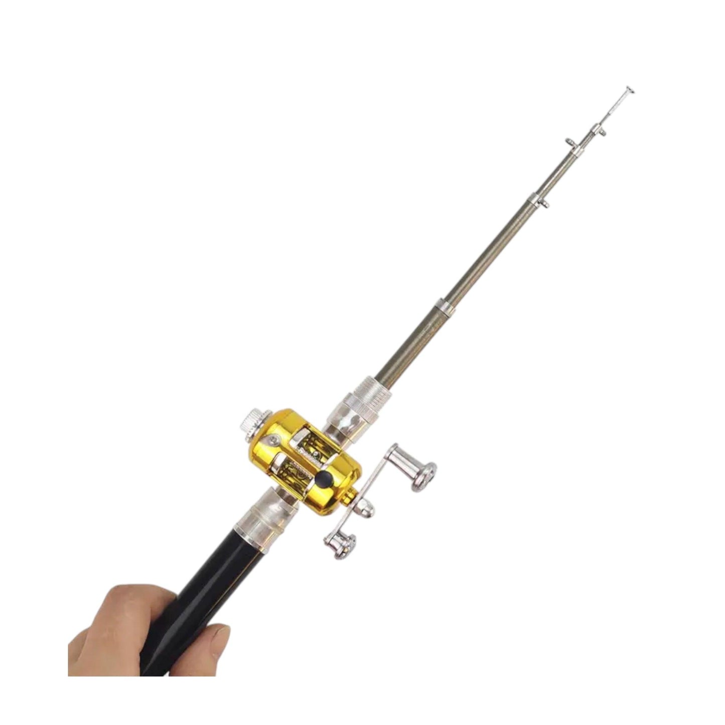 Compact Pen Fishing Rod Combo Kit with Reel – Portable Travel Set.