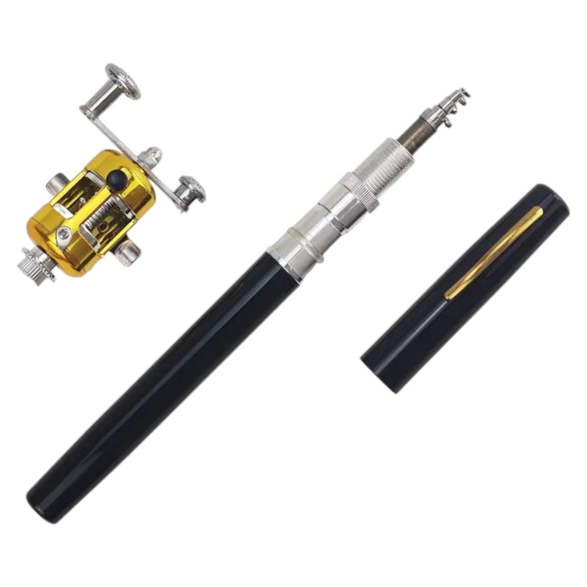 Compact Pen Fishing Rod Combo Kit with Reel – Portable Travel Set.