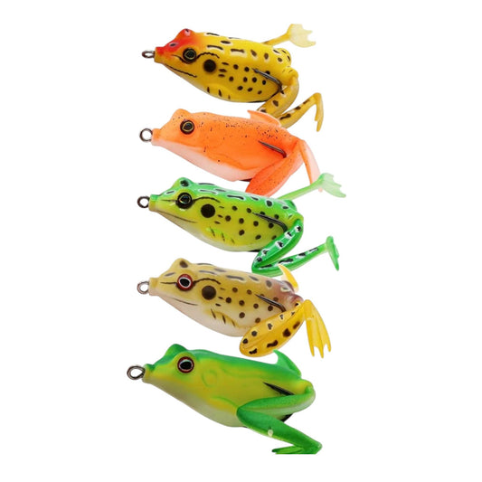 Soft Swimbait Frog Lure – 15g Floating Prop Lure with Realistic Legs.