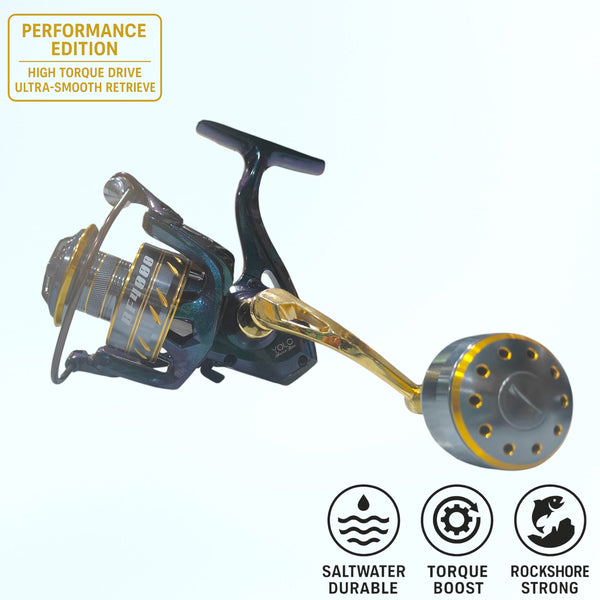 Yolo BF 4000 Spinning Reel – Durable Metal Body, Enhanced Drag for Angling