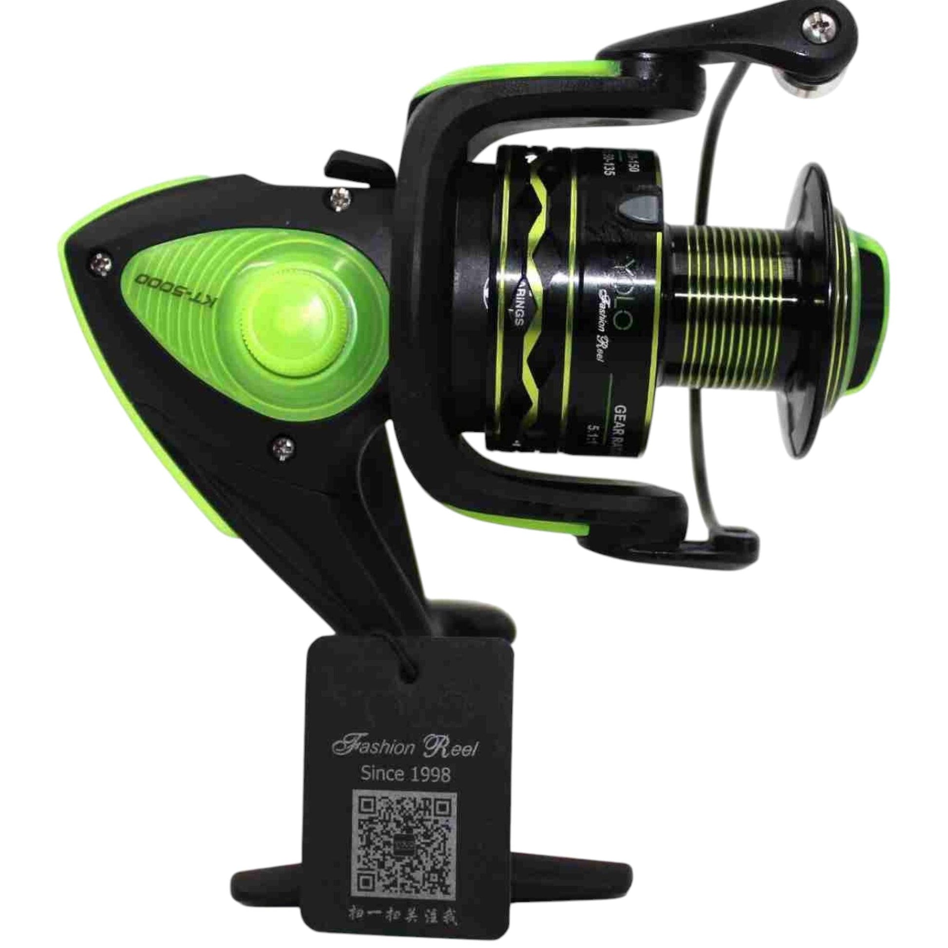 YOLO KT Kronos Spinning Reel – Smooth Drag, Durable Metal Spool for Angling.